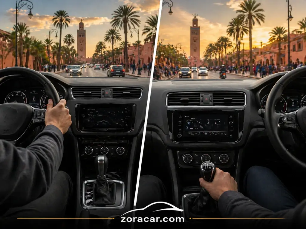 Automatic vs. Manual: Driving in Marrakech Explained